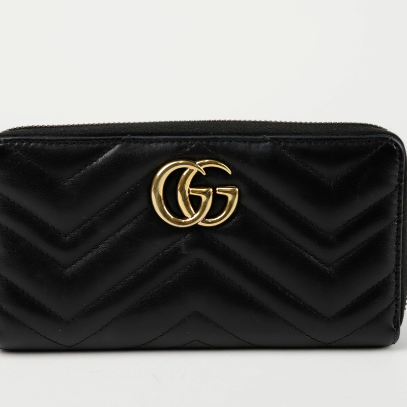 GUCCI GG Marmont 長版皮夾 443123-1