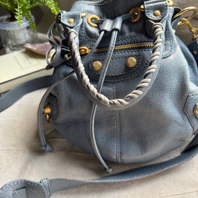 經典Balenciaga金釦束口包（Vintage Mini Bucket）-0