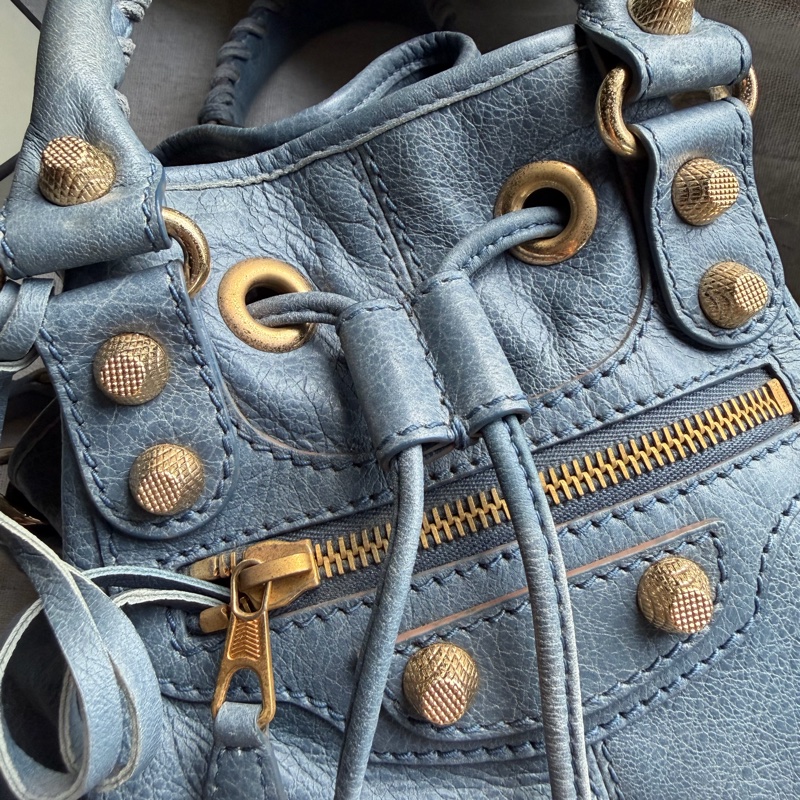 經典Balenciaga金釦束口包（Vintage Mini Bucket）-1