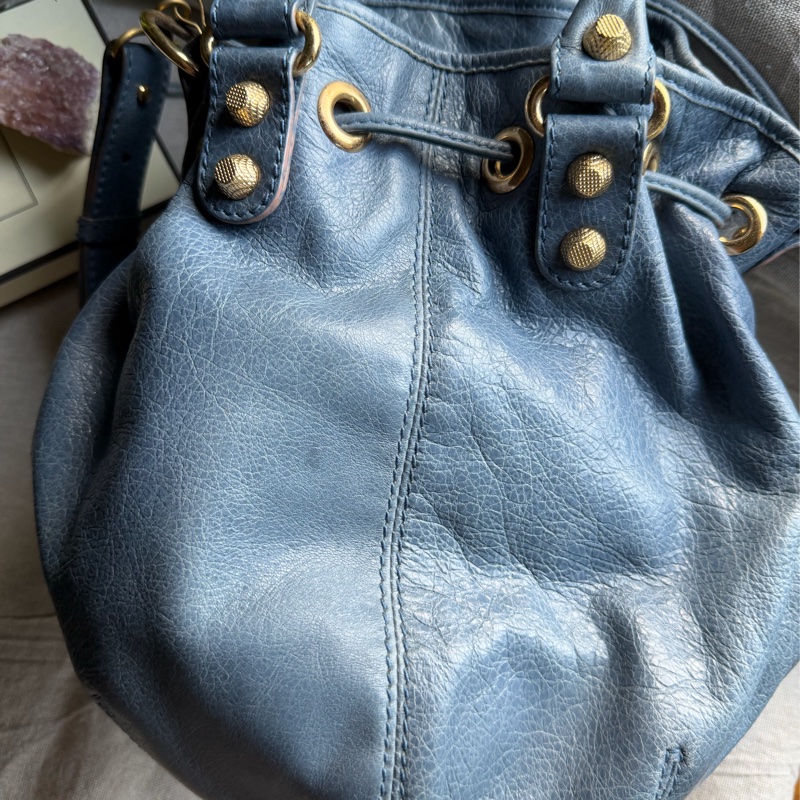 經典Balenciaga金釦束口包（Vintage Mini Bucket）-5