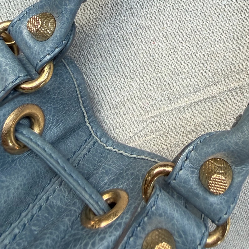 經典Balenciaga金釦束口包（Vintage Mini Bucket）-16