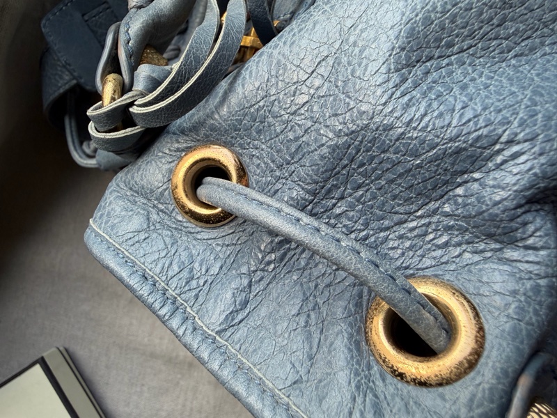 經典Balenciaga金釦束口包（Vintage Mini Bucket）-19