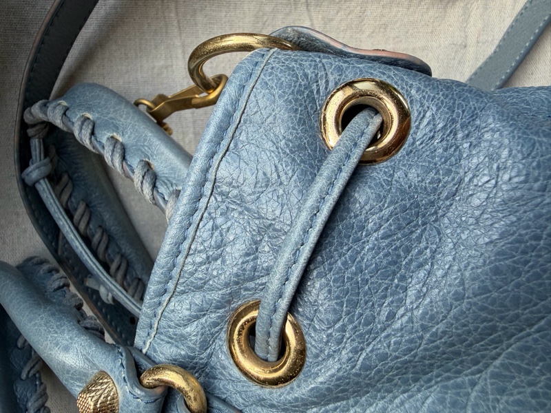 經典Balenciaga金釦束口包（Vintage Mini Bucket）-21