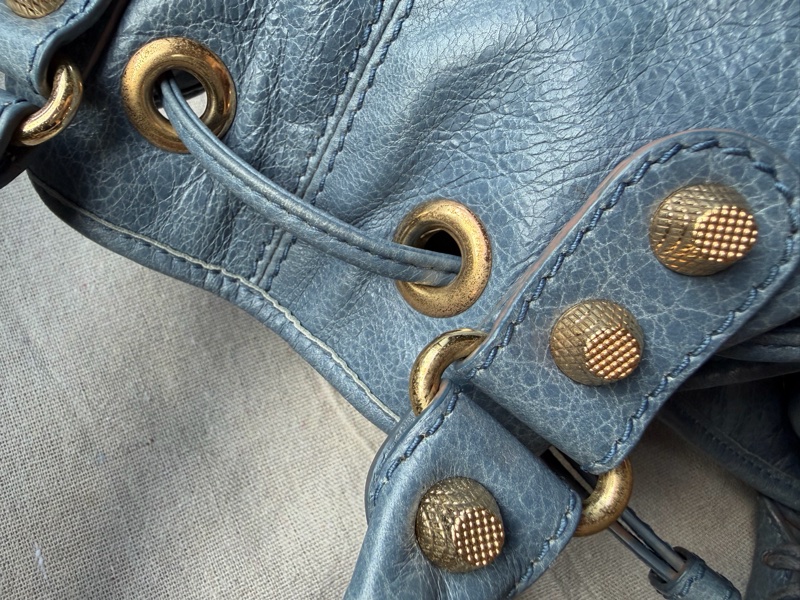 經典Balenciaga金釦束口包（Vintage Mini Bucket）-23