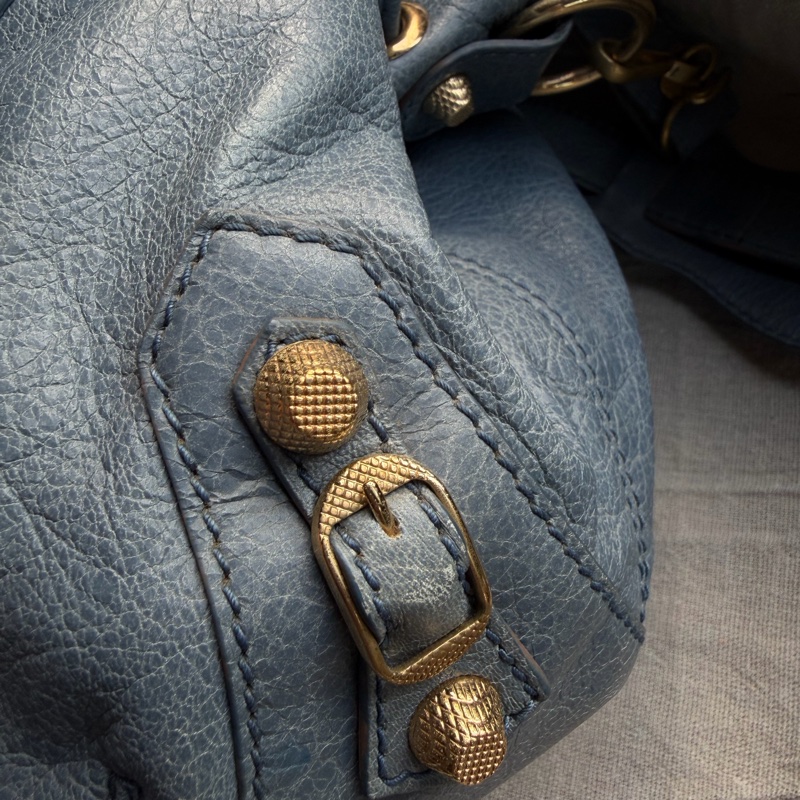 經典Balenciaga金釦束口包（Vintage Mini Bucket）-28