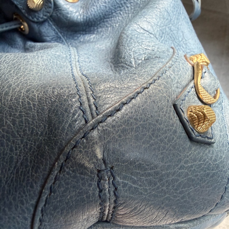 經典Balenciaga金釦束口包（Vintage Mini Bucket）-29