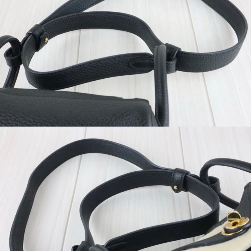 「JL精品代購」98新 Hermes 愛馬仕 mini Lindy 黑金-9