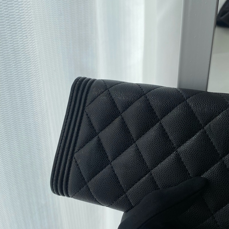 🏷️chanel boy黑金長夾/晶片款-7