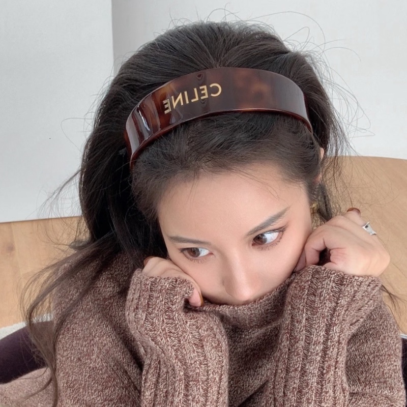 🌷Celine 玳瑁色髮帶髮窟 ｜經典花紋✦fufu style 精品✦ 氣質款｜-1