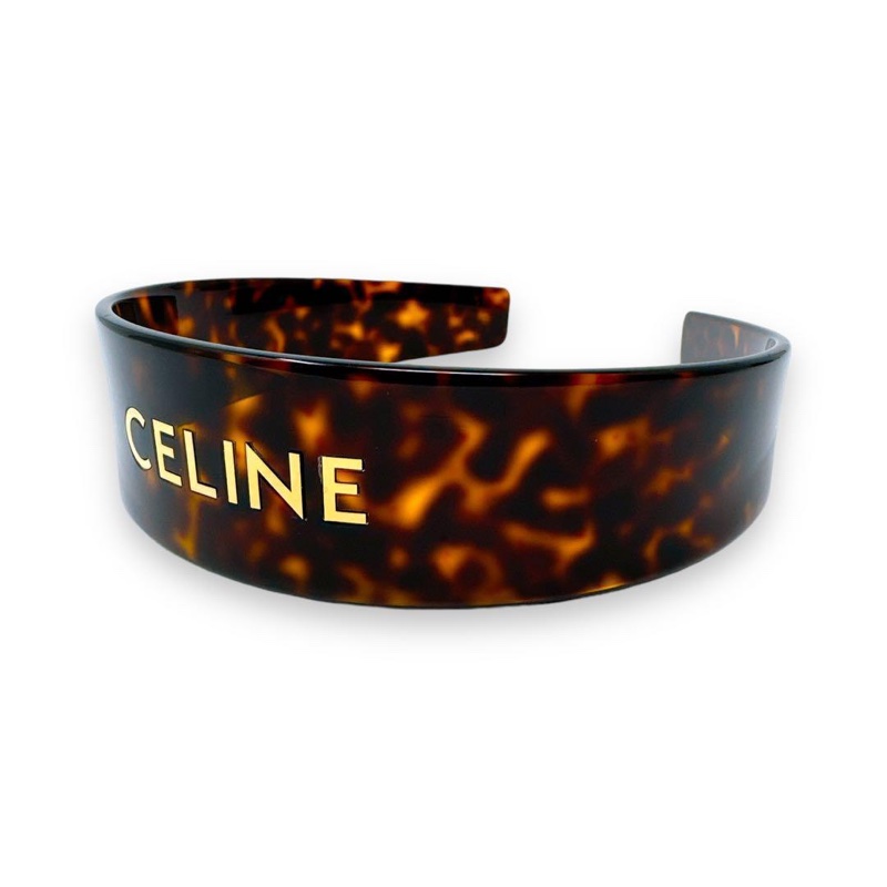 🌷Celine 玳瑁色髮帶髮窟 ｜經典花紋✦fufu style 精品✦ 氣質款｜-8