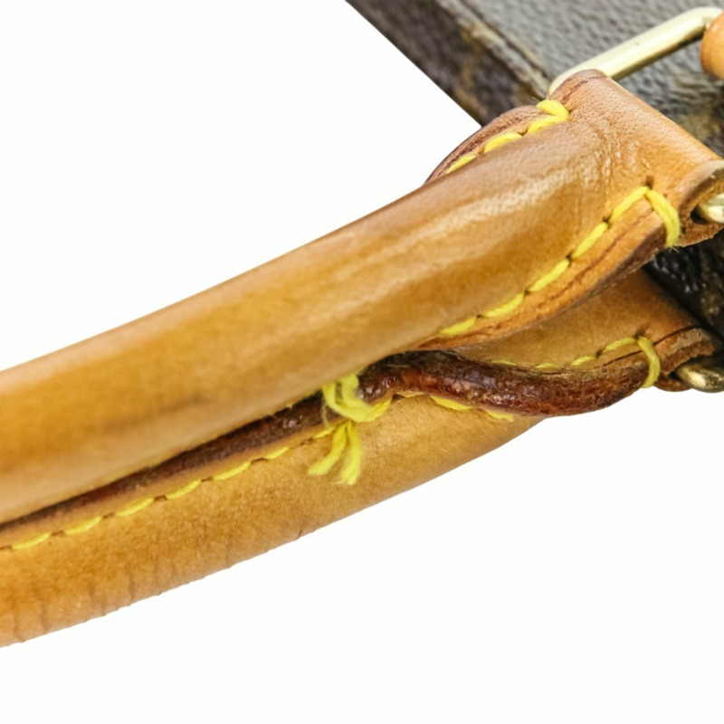 路易威登 Monogram Sac Plat 手提包 M51140 棕色 男女款-8