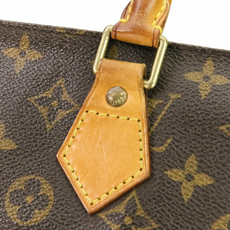 路易威登 Monogram Sac Plat 手提包 M51140 棕色 男女款-10