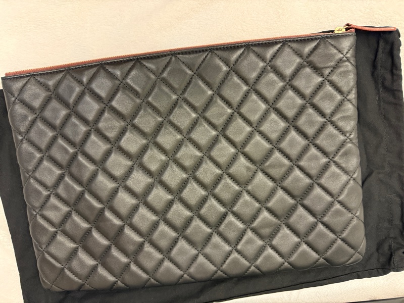 Chanel pouch clutch 經典黑色手拿包-4