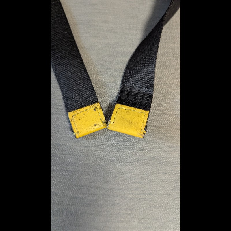 FENDI 男士 Corner Bugs 雙肩包,黑色和向日葵色 (7VZ042-A9ZB-F0R2A)-5