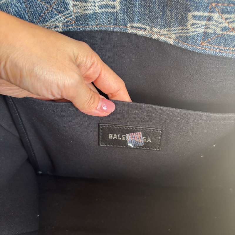 Balenciaga 牛仔托特包-3