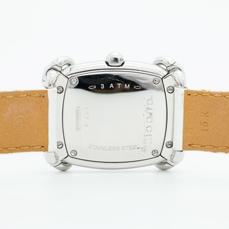 Gucci 馬銜扣雞尾酒系列 117.5 毫米鏡面錶盤女士腕錶-4