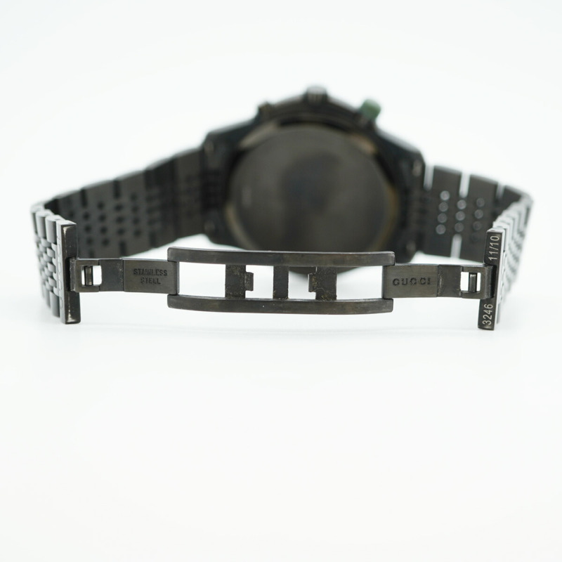 Gucci G-Timeless 126.2 男士黑色錶盤腕錶-4