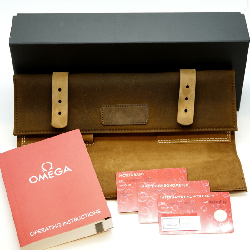 歐米茄海馬系列 210.90.42.20.01.001 棕色錶盤男士腕錶-1