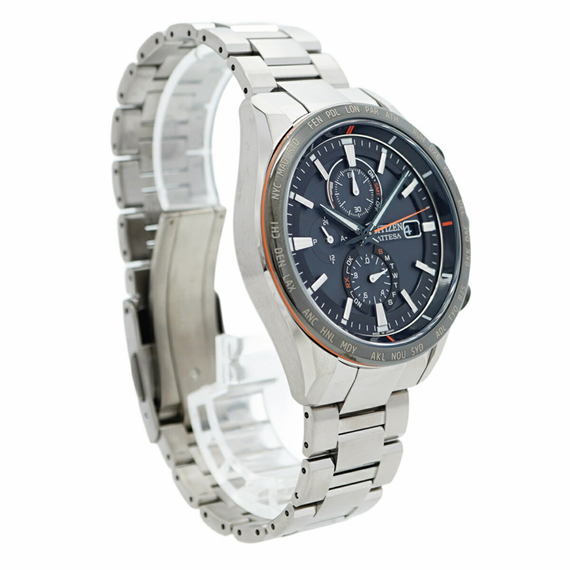 西鐵城 Attesa H800-A1CN206 黑色錶盤男錶-3