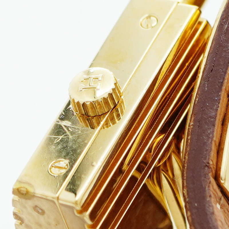 愛馬仕凱莉腕錶，金色錶盤，女士款-11