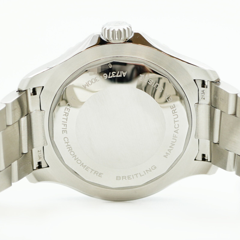 百年靈超級海洋系列 A17376 藍色錶盤男士腕錶-5