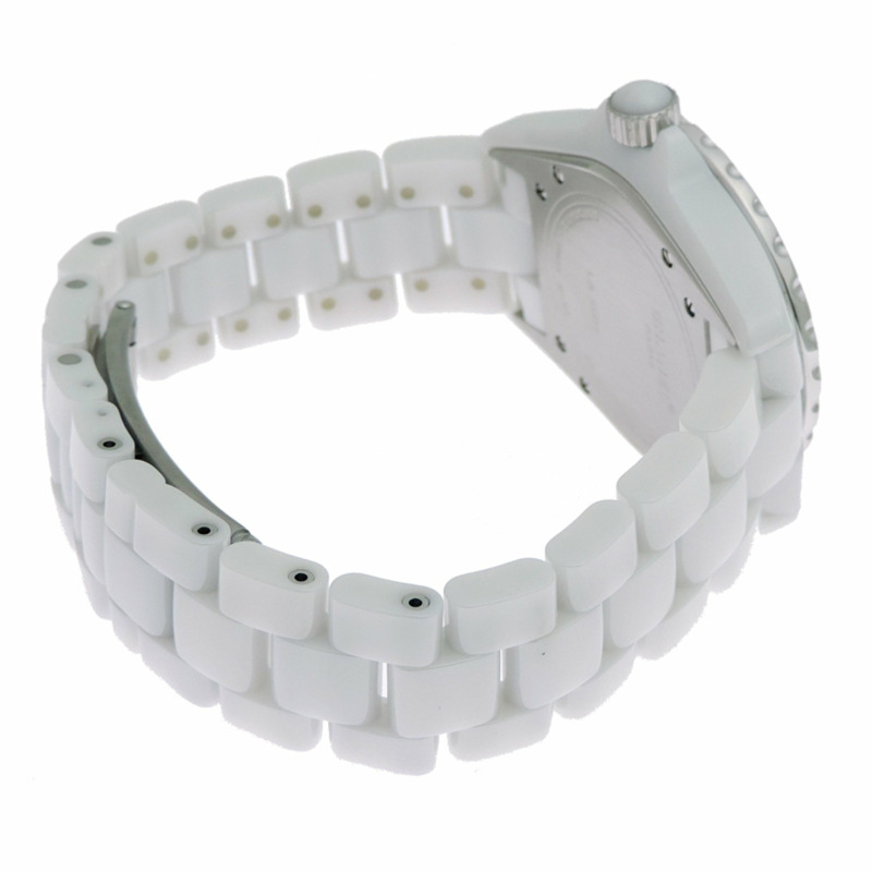 香奈兒 J12 38毫米錶圈鑲嵌黑色鑽石女士腕錶 H0970-2