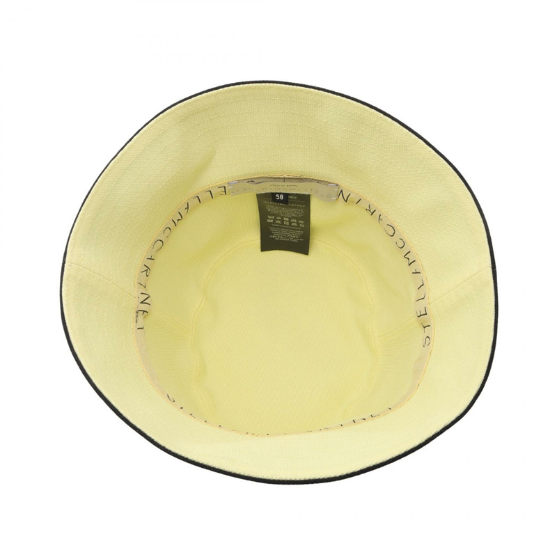 Stella McCartney 帽子 900453 棉質 黑色 黃色 二手 女款-2