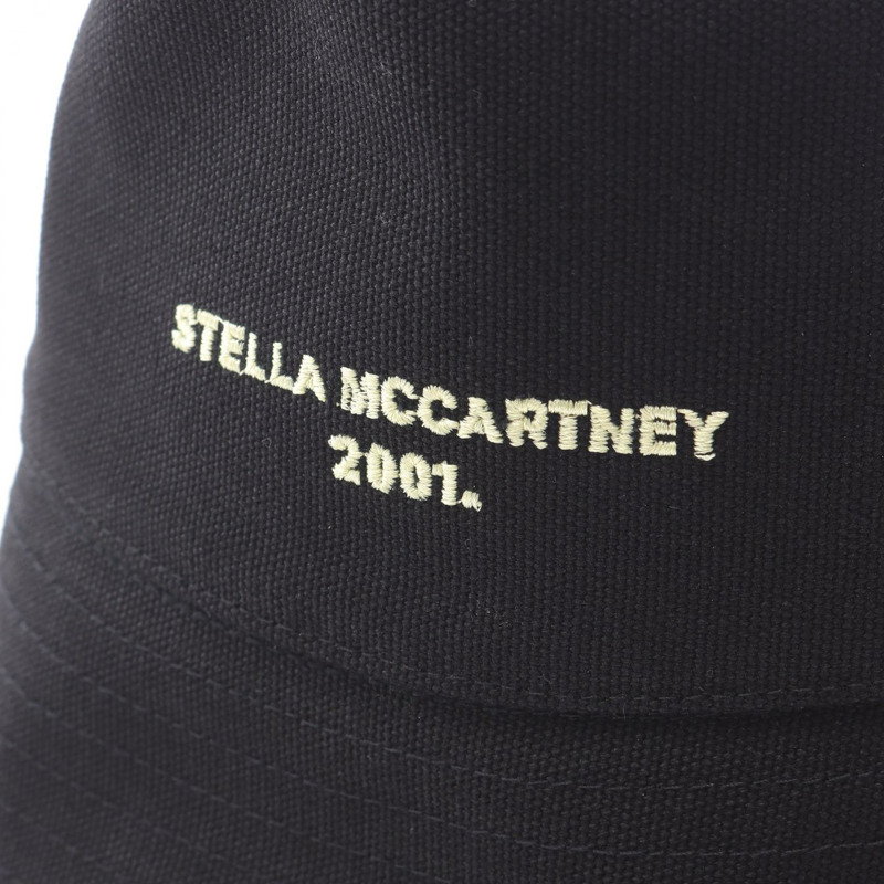 Stella McCartney 帽子 900453 棉質 黑色 黃色 二手 女款-7
