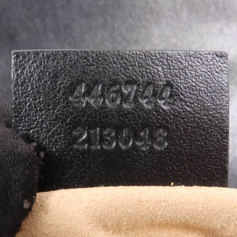 GUCCI 牛皮皮革GG Marmont金扣鏈帶肩背袋-14