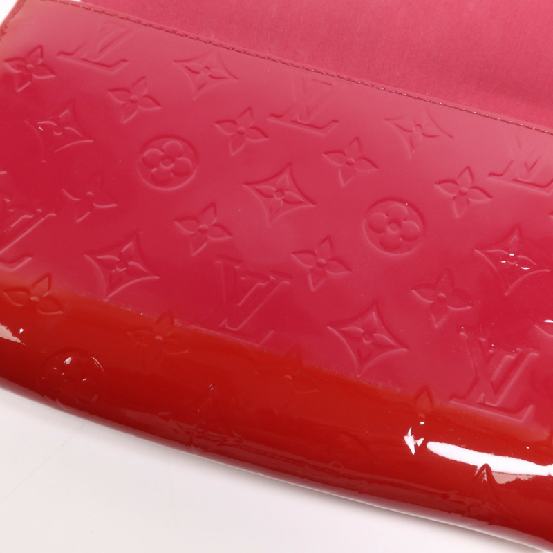 LOUIS VUITTON Monogram Vernis Clutch Ana Shoulder Bag金扣鏈帶肩背袋-12