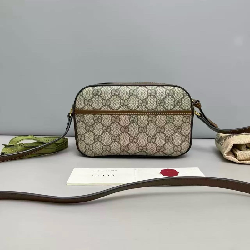 Gucci 古馳 1955焦糖色相機包 小號-1