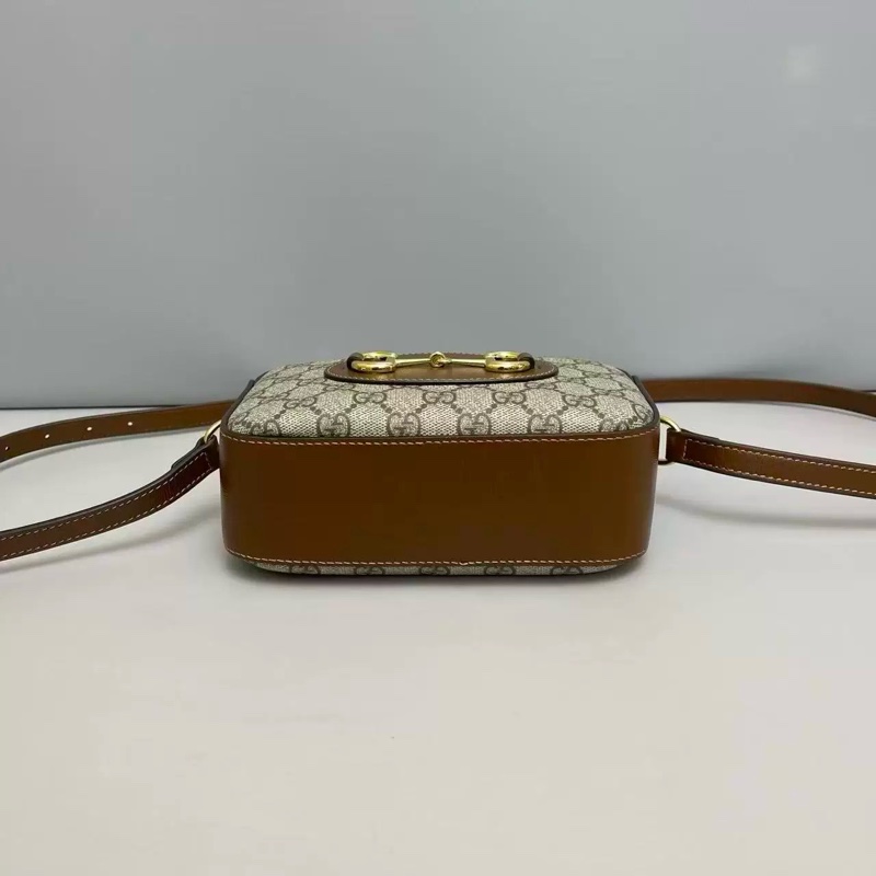 Gucci 古馳 1955焦糖色相機包 小號-3