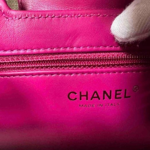 Chanel 超美的桃紅色丹寧 nano kelly-5