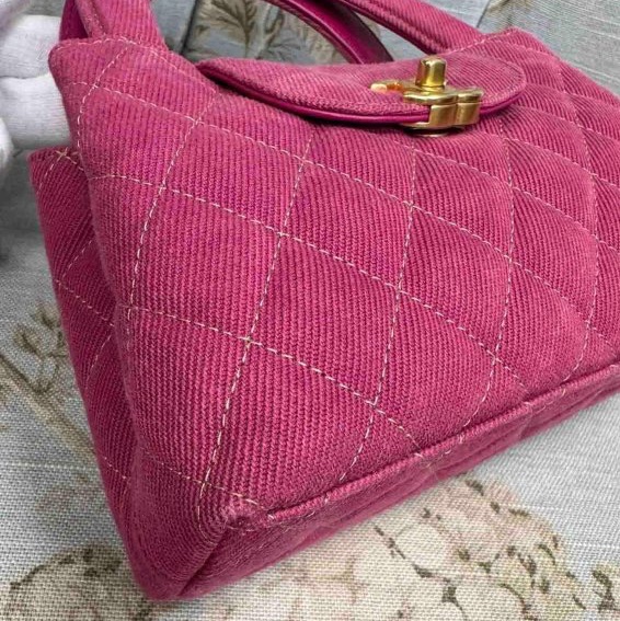 Chanel 超美的桃紅色丹寧 nano kelly-7