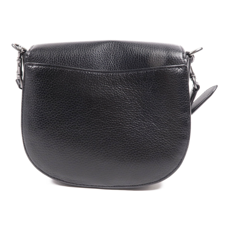 COACH 牛皮皮革Shoulder Bag銀扣肩背袋-1