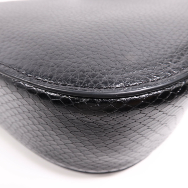 COACH 牛皮皮革Shoulder Bag銀扣肩背袋-7