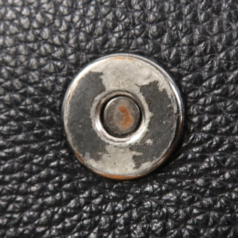 COACH 牛皮皮革Shoulder Bag銀扣肩背袋-15