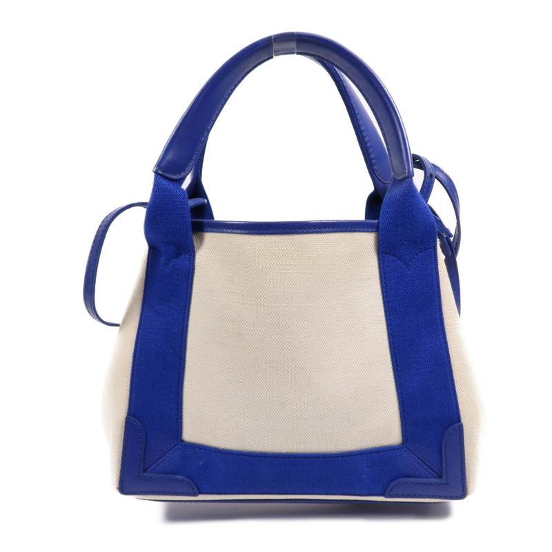 BALENCIAGA 帆布Cabas 2 Way Shoulder銀扣手挽肩背兩用袋-1