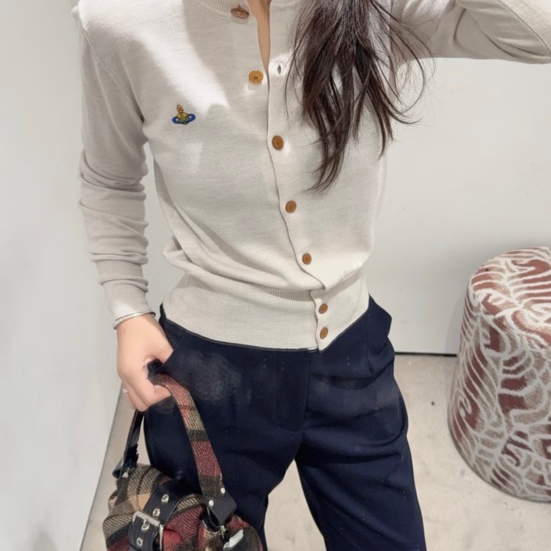 Vivienne Westwood 西太后 圓領短款開衫#XS S M L ，三個顏色-4