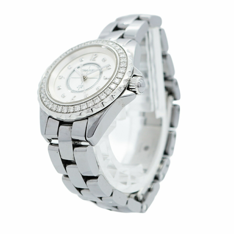 香奈兒 J12 Chromatic H3402 銀色錶盤女錶-2