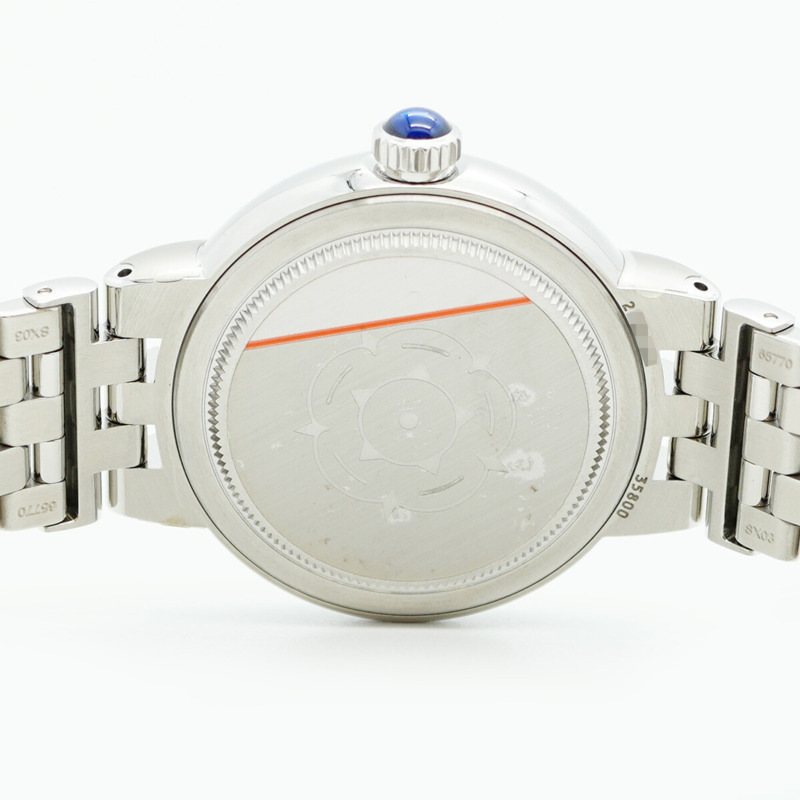 帝舵Cou de Rose 35800白色錶盤女士腕錶-5