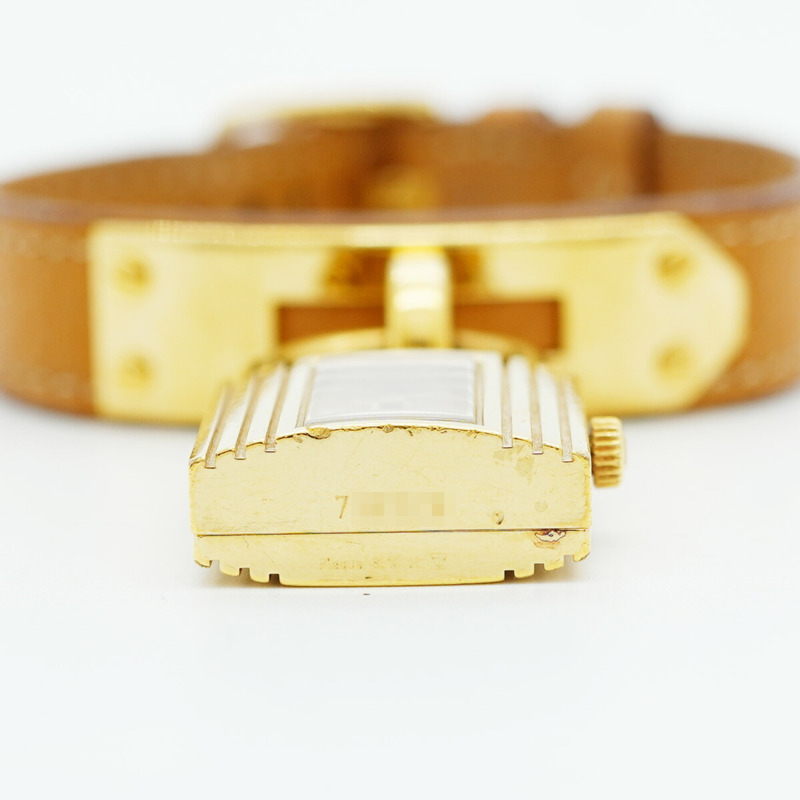 愛馬仕 Kelly 女士腕錶 KE1201470 金色錶盤-5