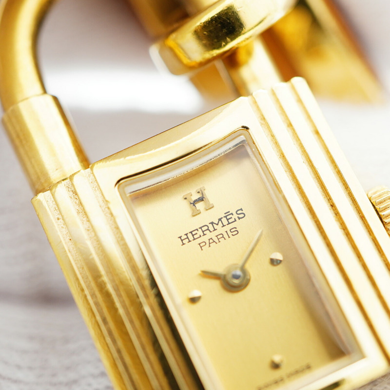 愛馬仕 Kelly 女士腕錶 KE1201470 金色錶盤-6