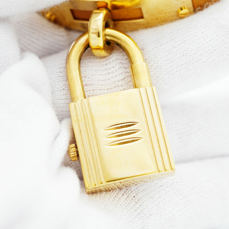 愛馬仕 Kelly 女士腕錶 KE1201470 金色錶盤-7