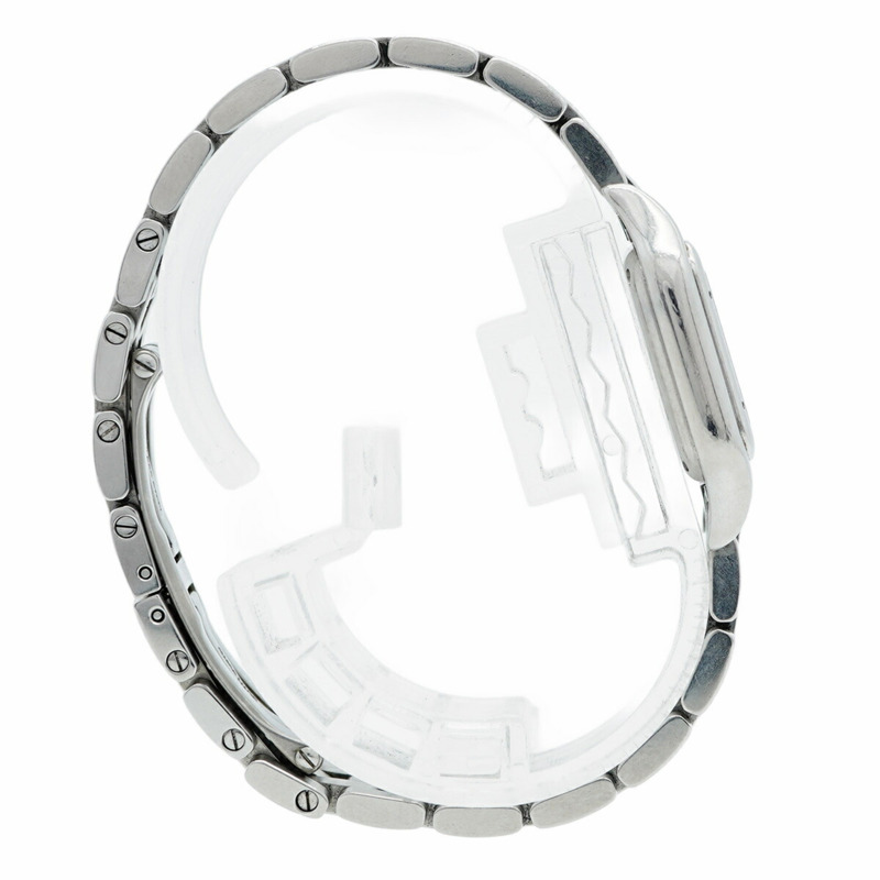 卡地亞 Panthere SM WSPN0006 銀色錶盤小姐腕錶-10