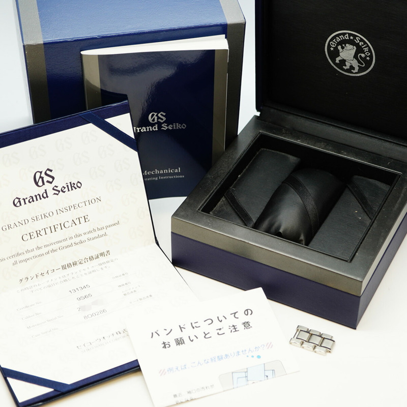 精工 Grand 9S65-00T0 SBGR317 黑色錶盤男士腕錶-1