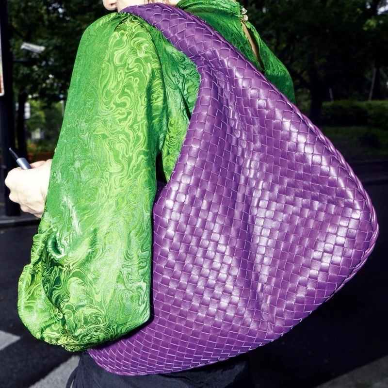 Bottega Veneta purple shoulder bag-3