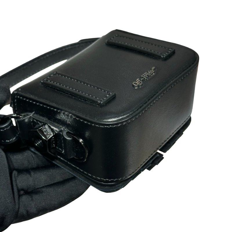 OFF WHITE MINI FRINGED FLAP BAG [3001081]-5