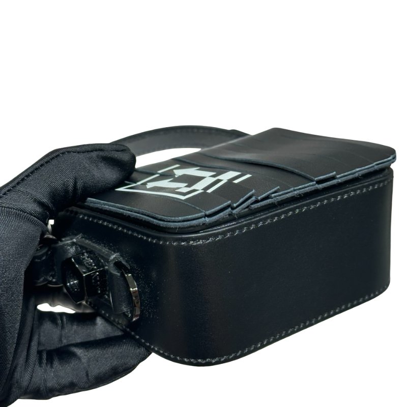 OFF WHITE MINI FRINGED FLAP BAG [3001081]-6