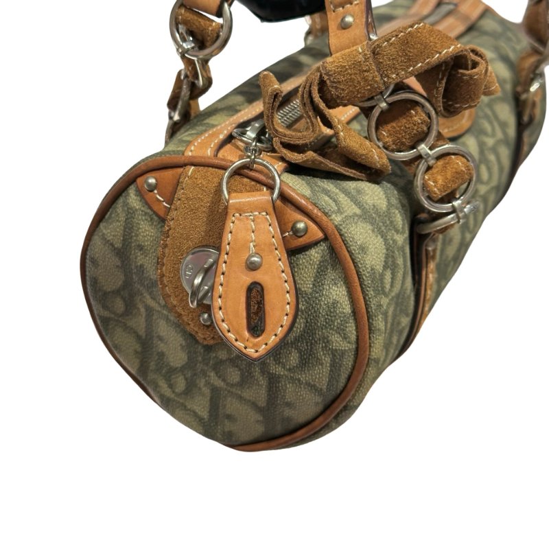 DIOR VINTAGE BOSTON SHOULDRER BAG OBLIQUE [3001079]-2